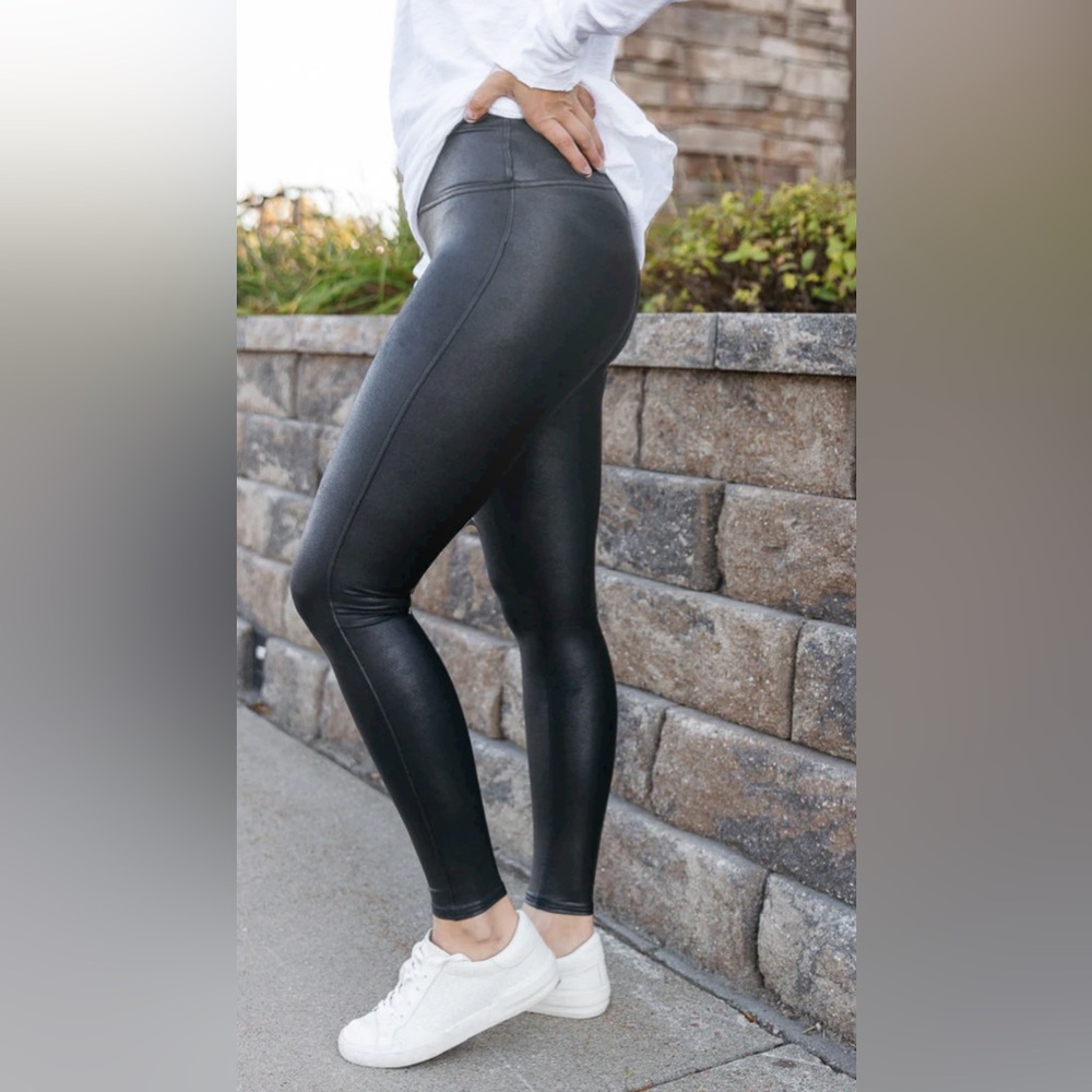 Spanx Faux Leather Leggings